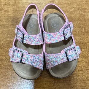 Cat & Jack Glittery Pink Kids Sandals